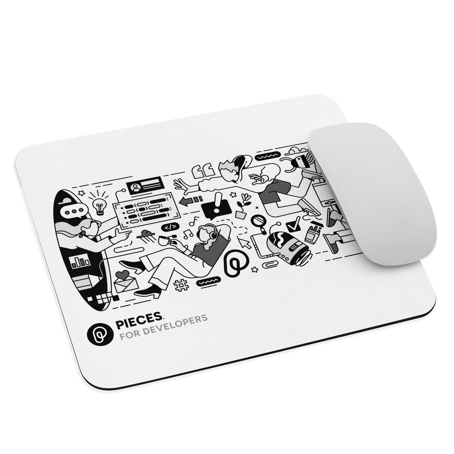 Pieces Portal Mouse Pad